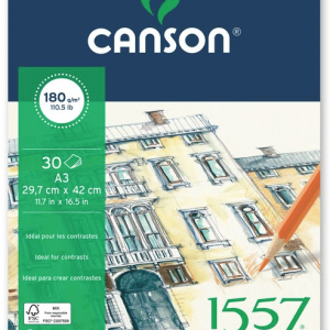 Canson-1557-a3-kierrelehtio